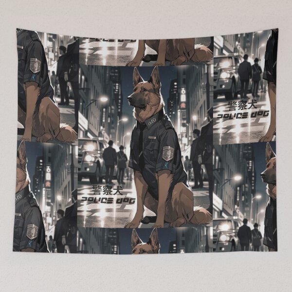 Item preview, Police dog - German Shepherd designed and sold by caperaerik.