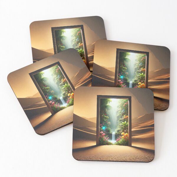 Item preview, Portal to Paradise: The Door Beyond the Sands designed and sold by AbstractAnom.