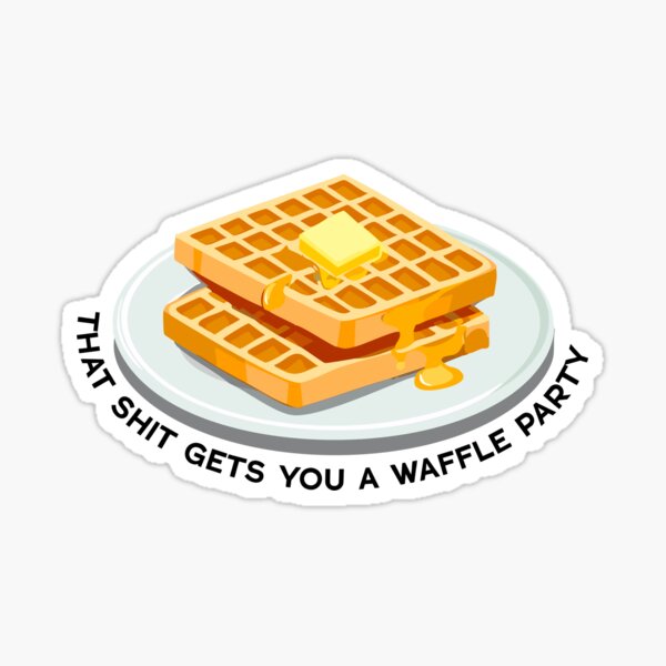 Artikel-Vorschau von Abfindung - Waffelparty, designt und verkauft von Make & Mischief Studio.
