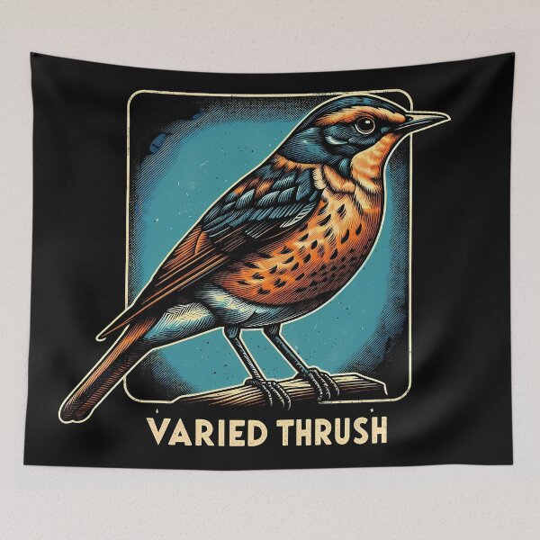 Item preview, Varied Thrush 3 designed and sold by theAVIARY7.