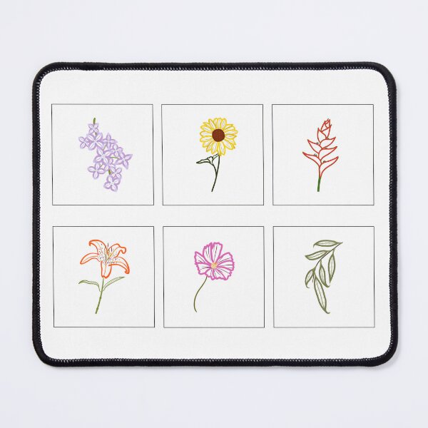 Item preview, Grid of Flowers designed and sold by NovaArtsShopCo.