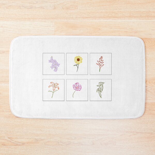 Item preview, Grid of Flowers designed and sold by NovaArtsShopCo.