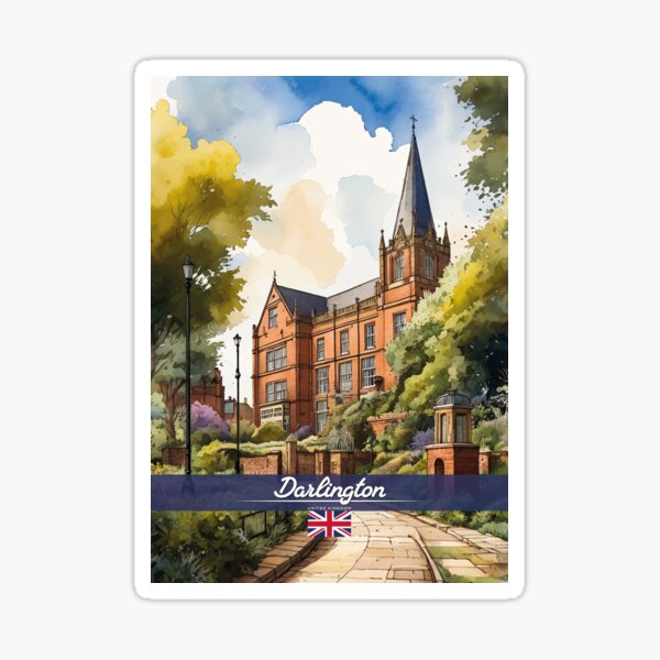 Item preview, Darlington UK Travel designed and sold by Thistle-TShop.