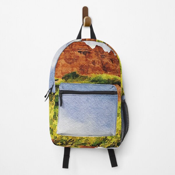 Item preview, Watercolor depiction of Badlands National Park in South Dakota, USA designed and sold by GestaltImagery.