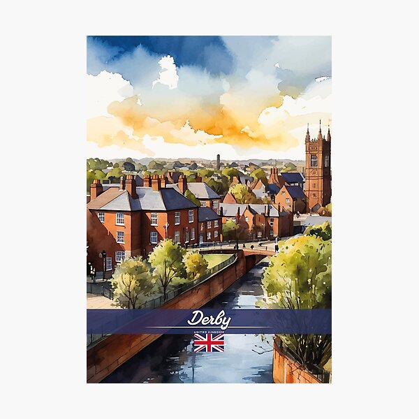 Item preview, Derby UK Travel designed and sold by Thistle-TShop.