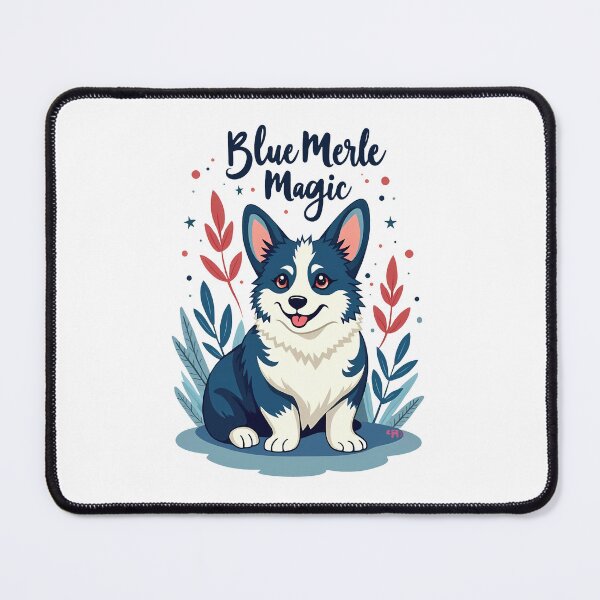 Item preview, Blue Merle Corgi – Blue Merle Magic Unique Beauty designed and sold by zoughlal.