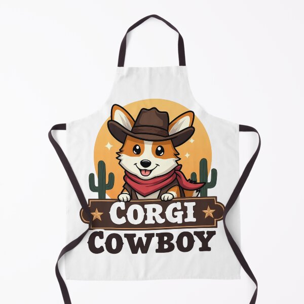 Item preview, Cute Corgi Cowboy – Western Nostalgia & Playful Charm designed and sold by zoughlal.