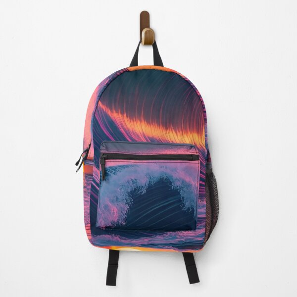 Item preview, Vibrant Sunset Wave - Ocean’s Fiery Embrace designed and sold by buglevel.