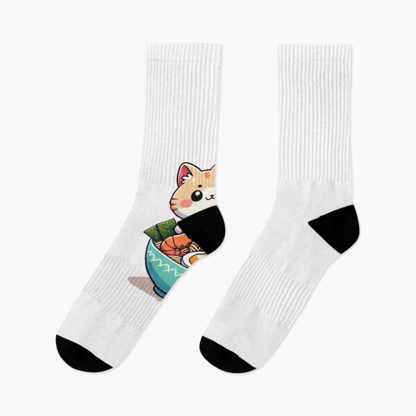 Item preview, Cute Cat eating Ramen! designed and sold by Blason.