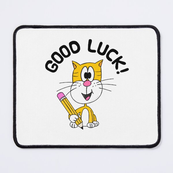 Item preview, School Exams Good Luck Cat GCSE's designed and sold by doodlerob.