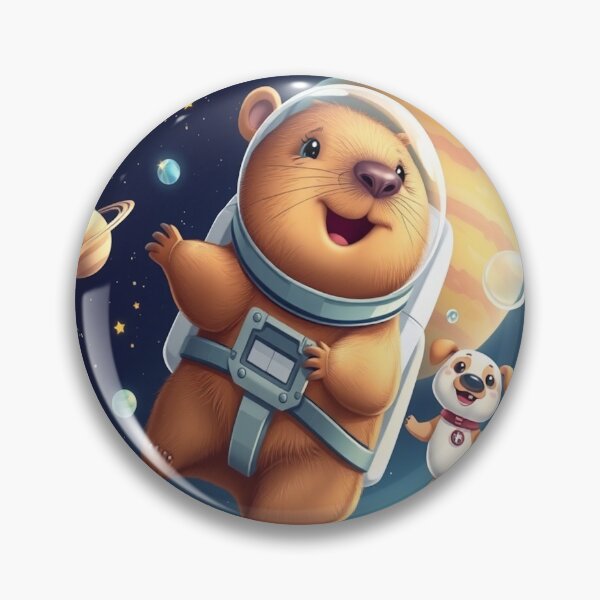 Item preview, Capybara in Space designed and sold by Teixeira224.
