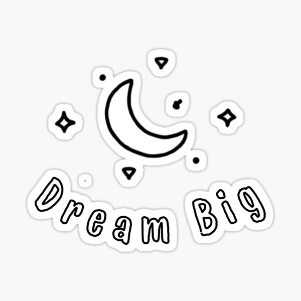 Item preview, Dream Big – Minimalist Moon Design designed and sold by LessIsArt.