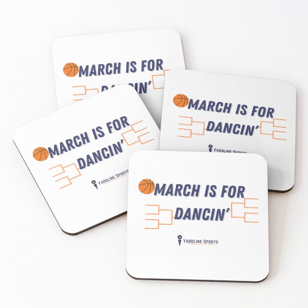 Item preview, March is for Dancin' (and basketball) designed and sold by YardlineSports.