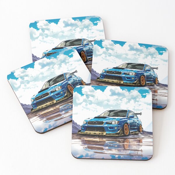 Item preview, High-Performance Sports Car & Stunning Reflective Mountain Artwork designed and sold by RevUpDesign.
