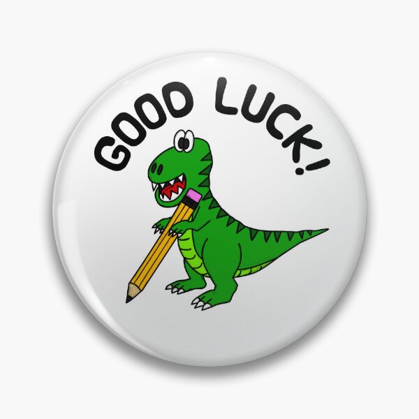 Item preview, School Exams Good Luck Dinosaur T-Rex GCSE's designed and sold by doodlerob.