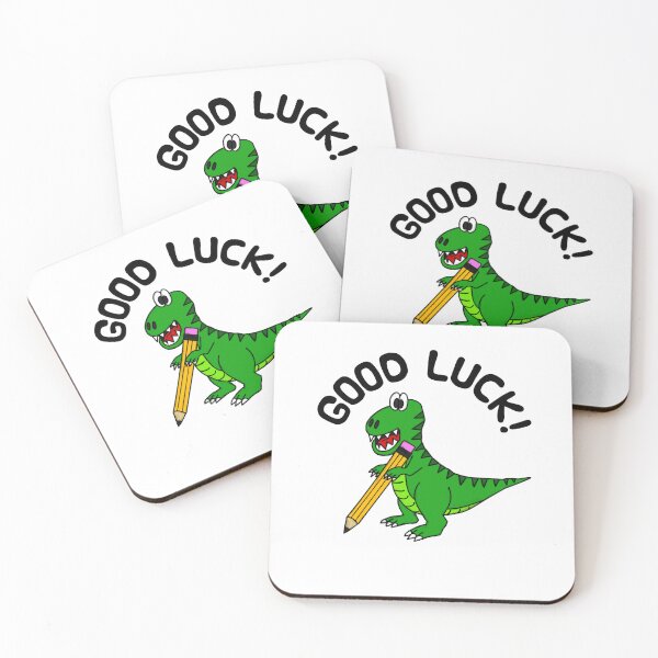 Item preview, School Exams Good Luck Dinosaur T-Rex GCSE's designed and sold by doodlerob.
