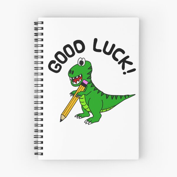 Item preview, School Exams Good Luck Dinosaur T-Rex GCSE's designed and sold by doodlerob.