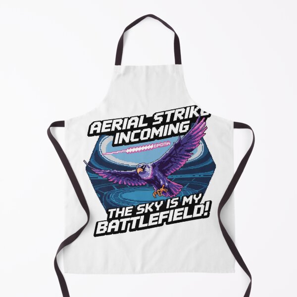 Item preview, Aerial Strike Incoming - Retro Pixel Falcon designed and sold by NaturePixel.