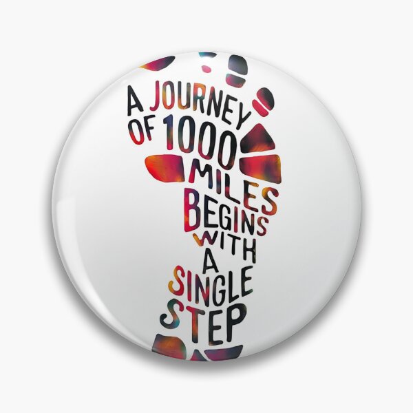 Item preview, A journey 1000 miles begin with a single step designed and sold by WearItOutX.