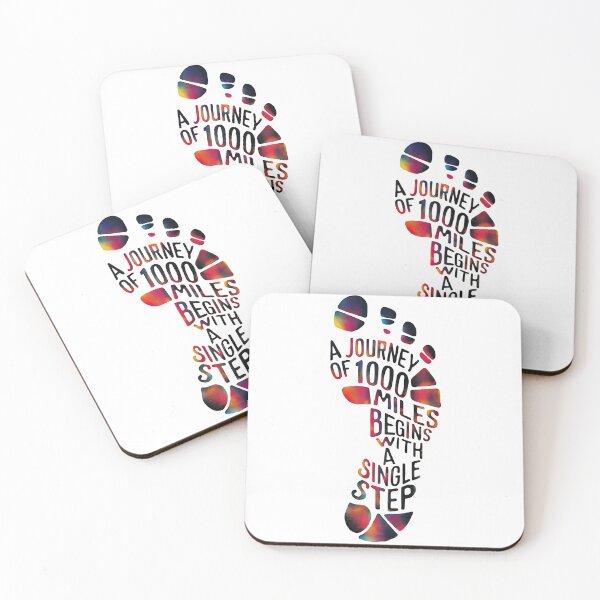 Item preview, A journey 1000 miles begin with a single step designed and sold by WearItOutX.