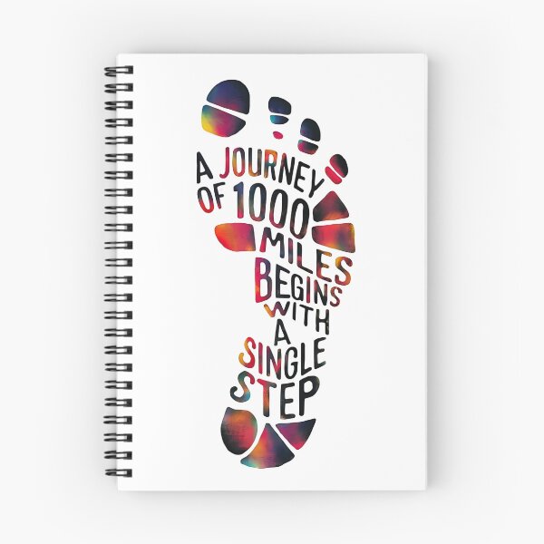 Item preview, A journey 1000 miles begin with a single step designed and sold by WearItOutX.