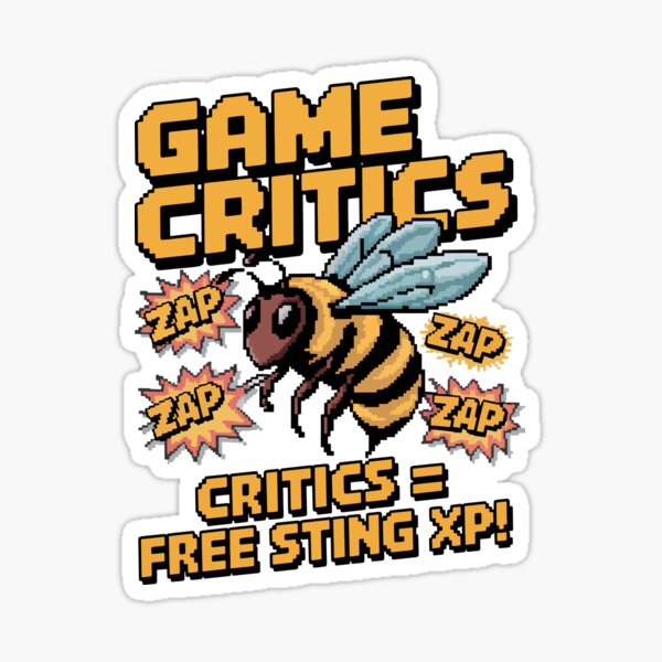 Item preview, Game Critics - Free Sting XP designed and sold by NaturePixel.