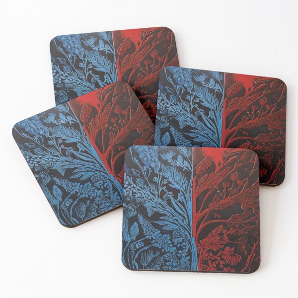 Item preview, Split Harmony: The Tree of Blue and Red designed and sold by KilianSzmid.