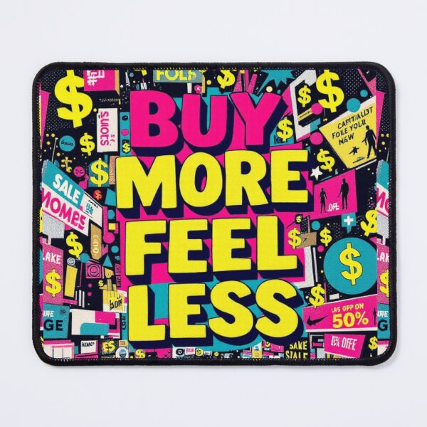 Item preview, Buy More Feel Less designed and sold by SteadyRolling.