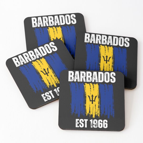 Item preview, Barbados island flag Est 1966  designed and sold by erozzz.