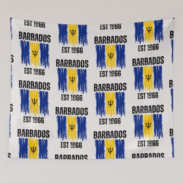 Item preview, Barbados island flag Est 1966  designed and sold by erozzz.