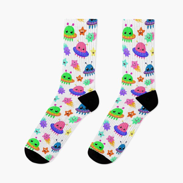 Item preview, Seamless Pattern with UFOs, Comets, and Stars – Cute Space Illustration  designed and sold by viktoriaart0303.