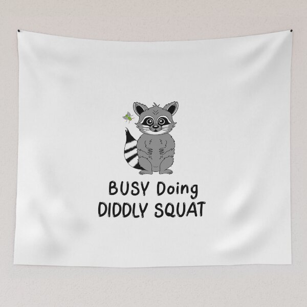 Item preview, Diddly Squat Raccoon  designed and sold by Sartoris Art.