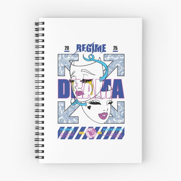 Item preview, Drama 20 Regimes 25: Streetwear Design with Masks and Text designed and sold by Polarisofficial.