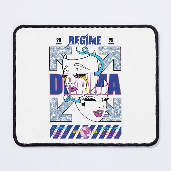 Item preview, Drama 20 Regimes 25: Streetwear Design with Masks and Text designed and sold by Polarisofficial.