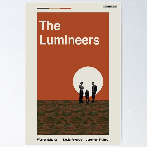 Item preview, The Lumineers minimal poster design designed and sold by tazz131.