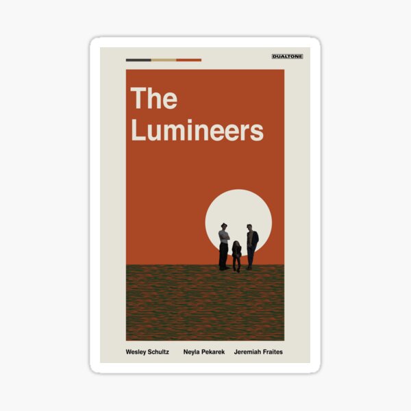Artikel-Vorschau von Minimalistisches Posterdesign von The Lumineers, designt und verkauft von tazz131.