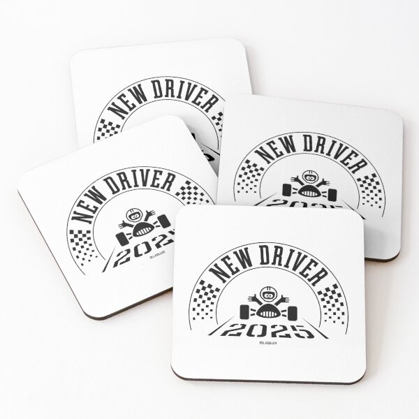 Item preview, New Driver 2025 (Driver’s License / Driving Licence / Black) designed and sold by MrFaulbaum.