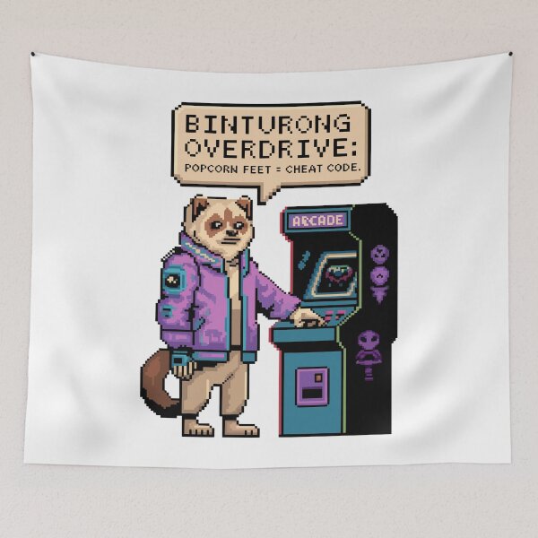 Item preview, Binturong Overdrive - Popcorn Feet Cheat Code designed and sold by NaturePixel.