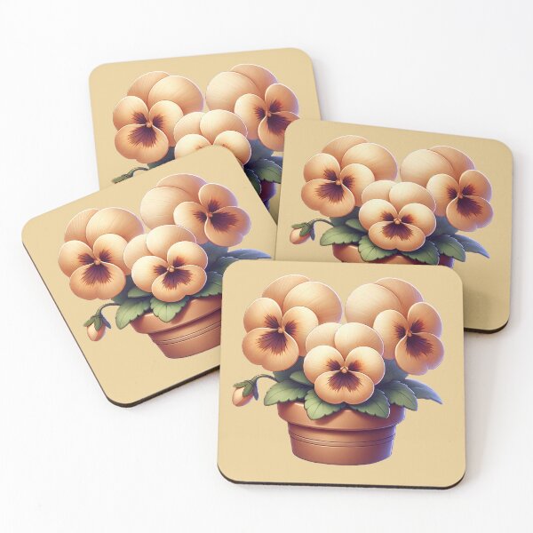 Item preview, Pastel Cute Pansies designed and sold by NatureNim.