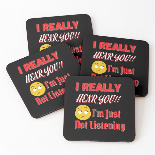 Item preview, I HEAR YOU, I DON'T WANT TO LISTEN designed and sold by AMERICANA APPAREL.