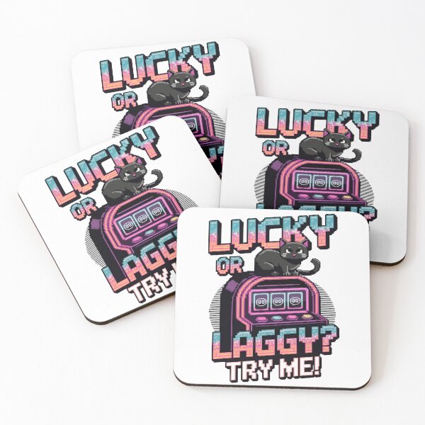 Item preview, Lucky or Laggy? - Retro Pixel Cat Slot Machine designed and sold by NaturePixel.