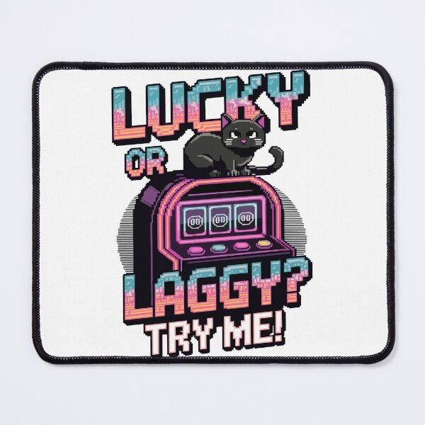 Item preview, Lucky or Laggy? - Retro Pixel Cat Slot Machine designed and sold by NaturePixel.