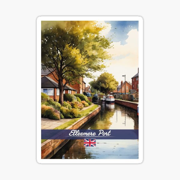 Item preview, Ellesmere Port UK Travel designed and sold by Thistle-TShop.