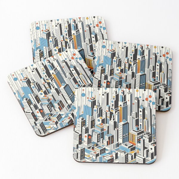Item preview,  Abstract City 11 designed and sold by Tsveti Dinkova.
