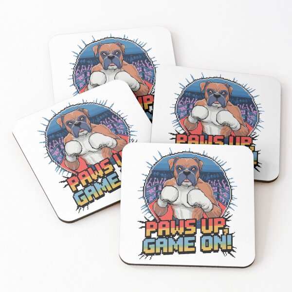 Item preview, Paws Up, Game On! - Boxer Dog Boxing Arcade designed and sold by NaturePixel.