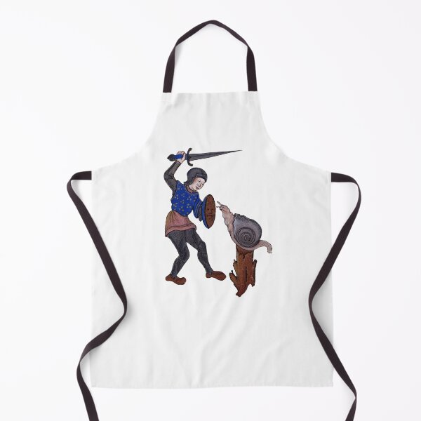 Item preview, Weird Medieval Knight fighting snail designed and sold by elinaarbidane.