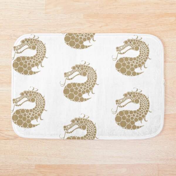 Item preview, Gold Dragon Dot Art designed and sold by Cardiff Creative.