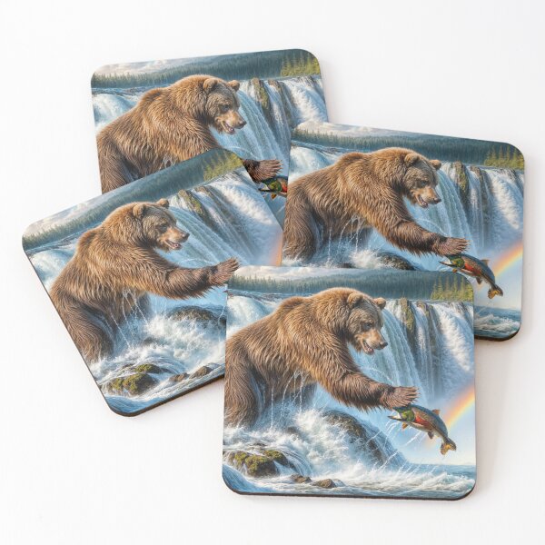 Item preview, Fishing Grizzly designed and sold by Maria Dryfhout.