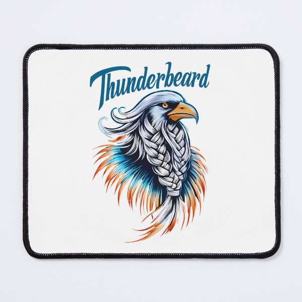 Item preview, Thunderbeard. The Legendary Bearded Bird designed and sold by twisted-dot.