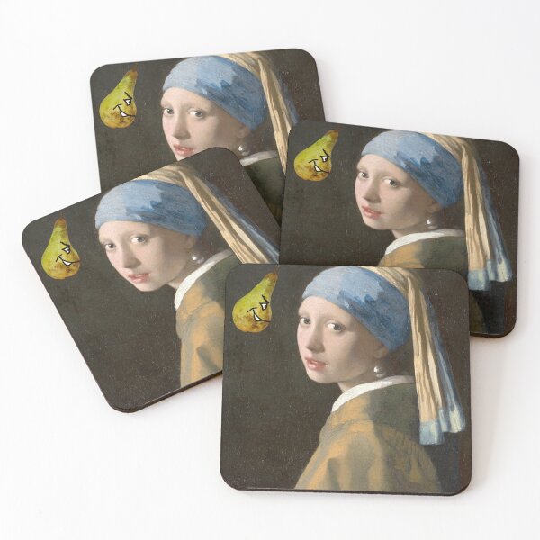 Item preview, Girl with a Pear Leering designed and sold by Dr-Vits.